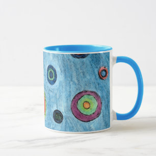 Spaß-abstrakte Tasse