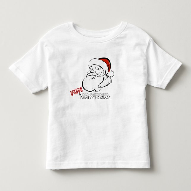 Spaß Alt gepflegtes Weihnachtsfest für Kinder im S Kleinkind T-shirt (Vorderseite)