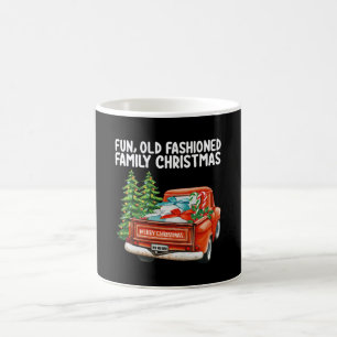 Spaß Alt modischer Weihnachtsbaum Kaffeetasse