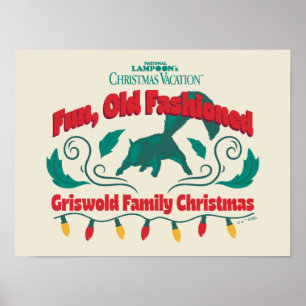 Spaß, altmodische Griswold Familie Weihnachten Poster