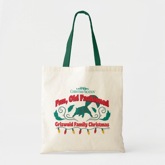 Spaß, altmodische Griswold Familie Weihnachten Tragetasche (Vorne)