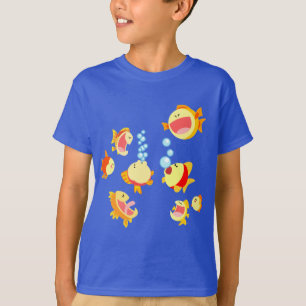Spaß am Cartoon "Kinder" im Fish Tank T - Shirt