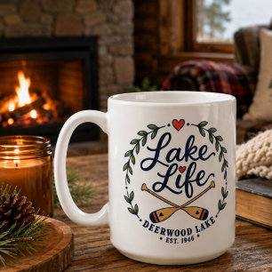 Spaß am Herzen von Deerwood Lake Life Kaffeetasse