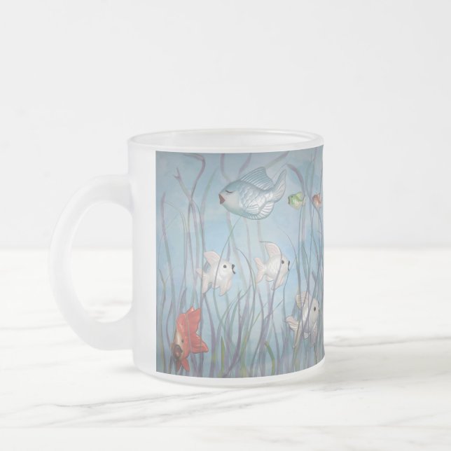 Spaß am Kalkware-Aquarell Mattglastasse (Links)