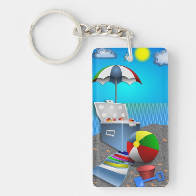 SPASS AM STRAND SCHLÜSSELANHÄNGER (Vorderseite)