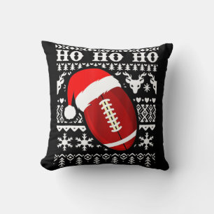 Spaß American Football Ugly Christmas Boys XMAS Kissen
