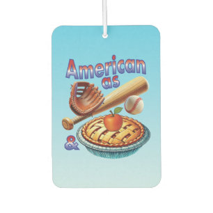 Spaß amerikanisch als Baseball & Apple Pie Autolufterfrischer