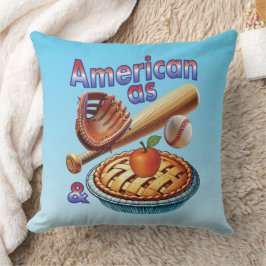 Spaß amerikanisch als Baseball & Apple Pie Kissen