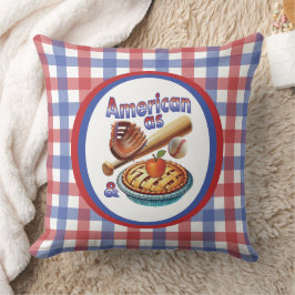 Spaß amerikanisch als Baseball & Apple Pie Kissen
