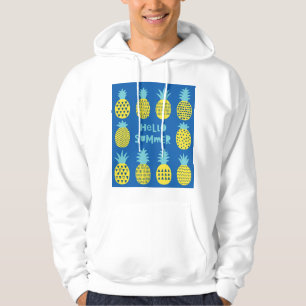 Spaß Ananas Vintager Kartenentwurf Hoodie