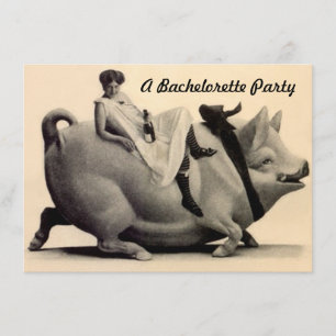 Spaß-antike Einladung