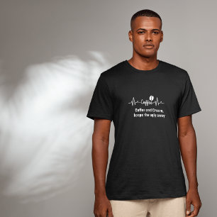 Spaß Arbeit Zitat lustige Kaffee Creme behalte häs T-Shirt