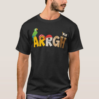 Spaß ARRGH Piraten Stil Piratenkostüm ARGH Pirat  T-Shirt