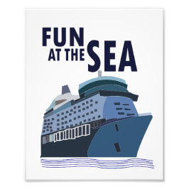 Spaß auf dem Kreuzfahrtschiff Fotodruck