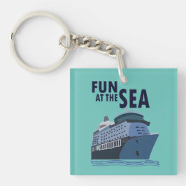 Spaß auf dem Kreuzfahrtschiff Schlüsselanhänger
