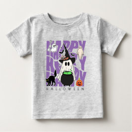 Spaß aufwecken | Happy Halloween Magic & Mischief Baby T-shirt
