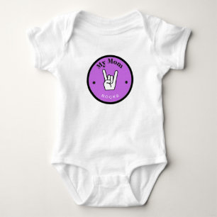 Spaß! Baby-Body - Meine Mama ist ROCKSTAR!  Baby Strampler
