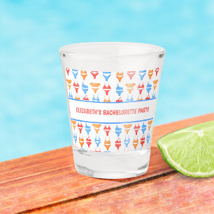 Spaß-Badeanzug-Poolparty Personalisierter Junggese Schnapsglas