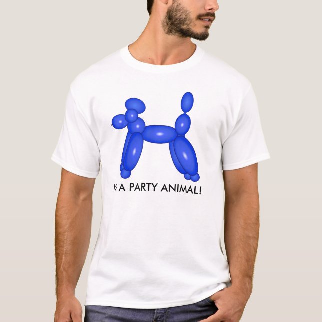 Spaß-Ballon-Tier-T - Shirt (Vorderseite)