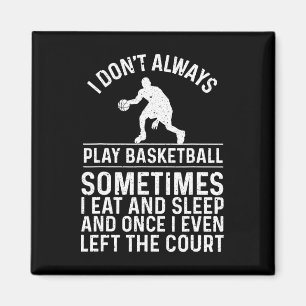 Spaß Basketball Design für Kinder Männer Frauen Ba Magnet