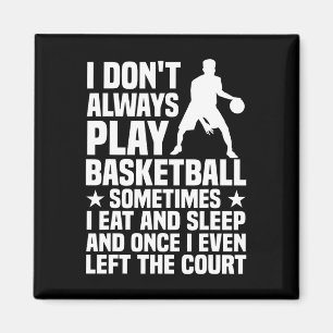 Spaß Basketball Design für Männer Frauen Basketbal Magnet
