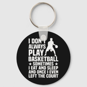 Spaß Basketball Design für Männer Frauen Basketbal Schlüsselanhänger