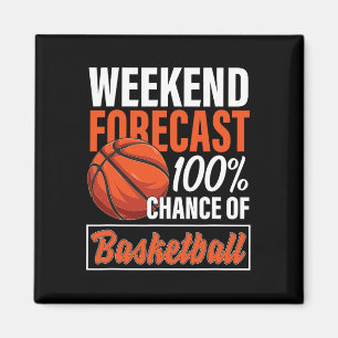 Spaß Basketball Lover Weekend Prognose Chance Ba Magnet