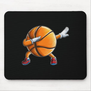 Spaß Basketball macht Dab Basketball Player Kids Mousepad