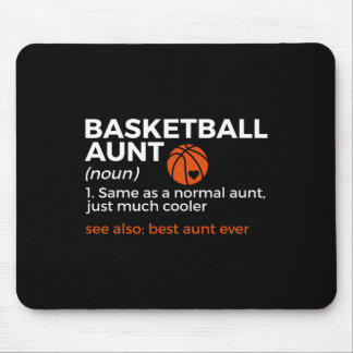 Spaß Basketball Tante Definition Beste Tante je Mousepad