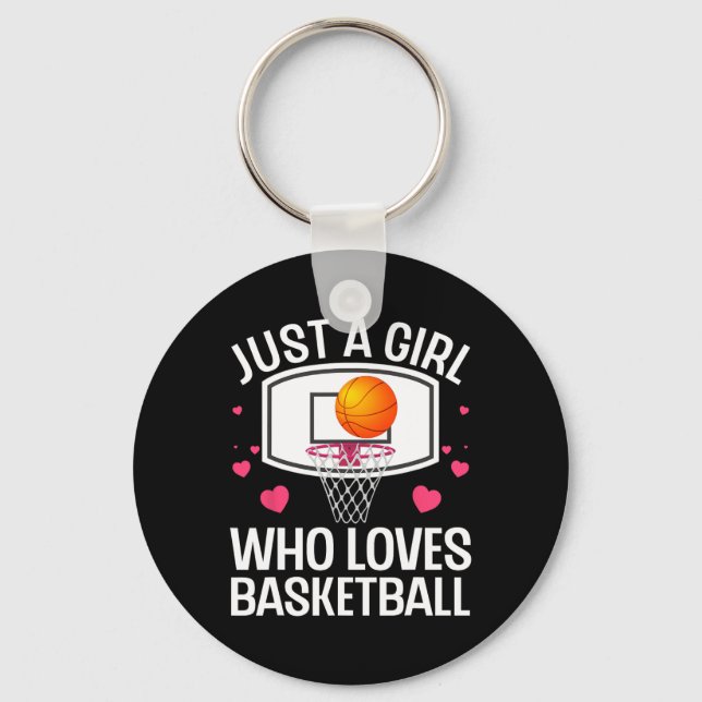 Spaß Basketball Uni Basketba Schlüsselanhänger (Vorderseite)