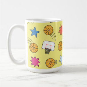 Spaß Basketballmuster Kaffeetasse