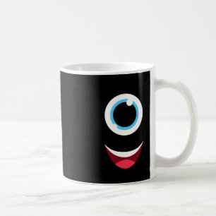 Spaß Beängstigend Monster Eyeball sieht leicht Hal Kaffeetasse