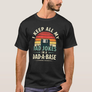 Spaß Behielt ich Vater Witze in einem Vater ein Ba T-Shirt