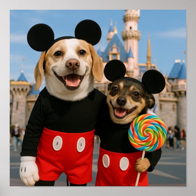 "Spaß bei Disney" Poster (Vorne)