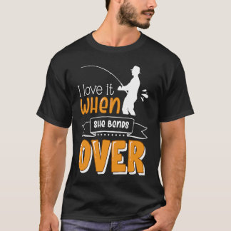 Spaß beim Eisfischen für Angler und Fischer T-Shirt