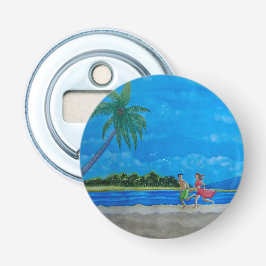 Spaß beim Sonnenlauf Flaschenöffner