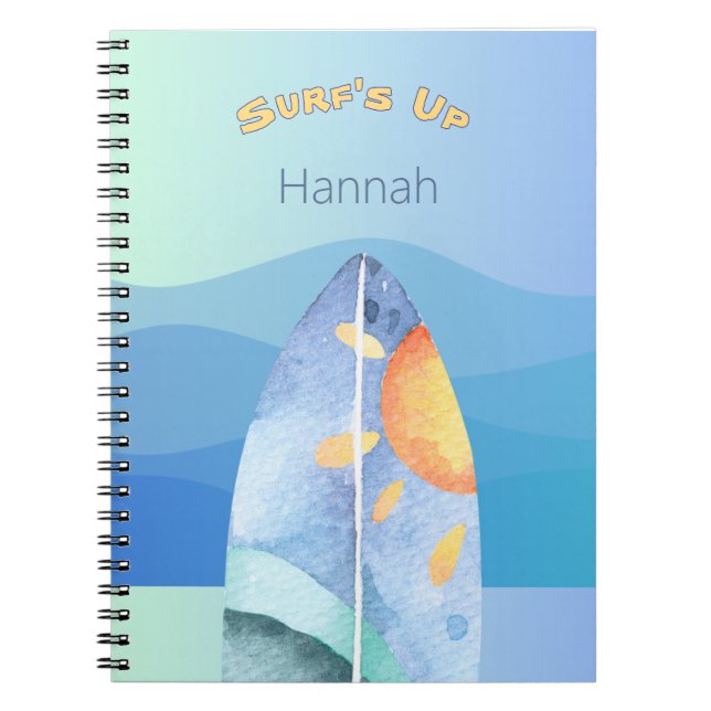 Spaß beim Surfen Notizblock (Vorderseite)