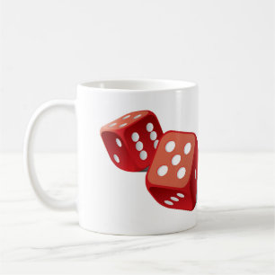 Spaß beim Würfeln Kaffeetasse