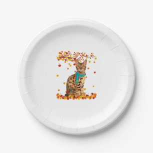Spaß Bengalischer Erntedank Herbstkatzengeschenke Pappteller