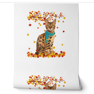 Spaß Bengalischer Erntedank Herbstkatzengeschenke Tapete