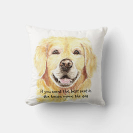 Spaß Bester Platz im Haus Hunde Tier Kissen