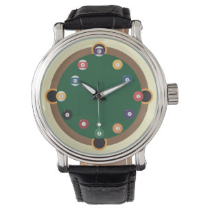 Spaß Billardtisch Armbanduhr