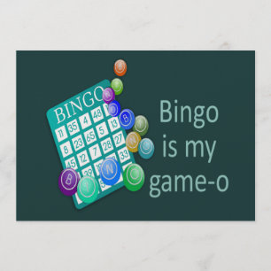 Spaß-Bingo-Geburtstags-Party oder Gruppen-Ereignis Einladung