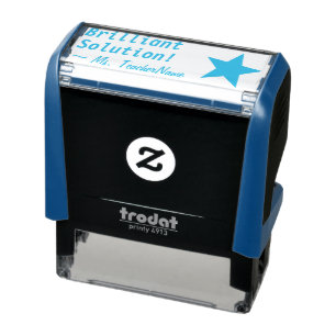 Spaß "Brillante Lösung!" Erzieherin Rubber Briefma Permastempel
