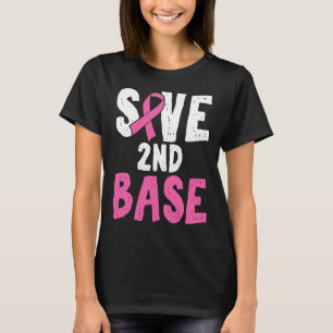 Spaß Brustkrebs-Bewusstseinsmonat Rettete Zweite T-Shirt