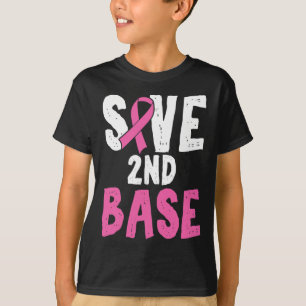 Spaß Brustkrebs-Bewusstseinsmonat Rettete Zweite T-Shirt