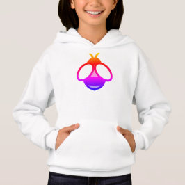 Spaß bunt Biene einfaches Design Hoodie