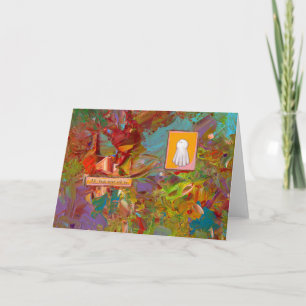 Spaß bunt inspirierende Kunst glorreichen Geist Karte