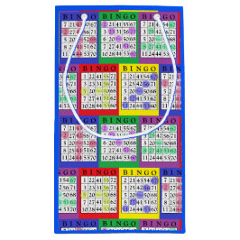 Spaß buntes BINGO kardiert Geschenk-Tasche Kleine Geschenktüte