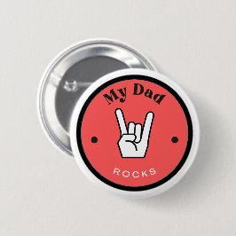 Spaß! Button - Mein Vater ROCKS!